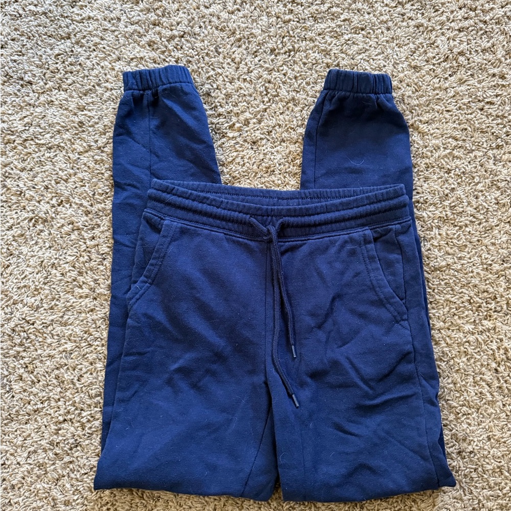 Divided H&M Dark Navy Blue Drawstring Sweatpants Joggers